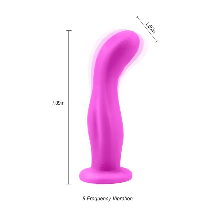 G Burst Vibrator – 18 cm – Melns Foto 5