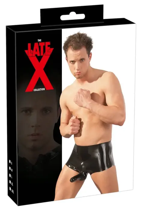 Latex Men's Pants – Black – S/M