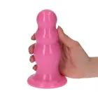Olmo Anal Plug with Balls and Suction Cup – Pink — Photo 3