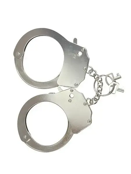 Kajdanki-Śmieszna zabawka-kadank- Metallic Handcuffs Photo