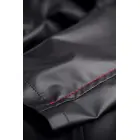 RMMario001 Wetlook paltas su sidabriniu užtrauktuku ir raudonais akcentais – juodas – L — Nuotrauka 9