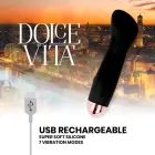Dolce Vita One Black вибратор – 12.5 см (4.9″) – черный — Фото 5