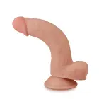 LoveToy Sliding-Skin Dildo – realistiškas dildo – TPE – kūno spalvos – 20,3 cm — Nuotrauka 7