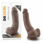 Dr. Skin Mr. Mayor reālistisks dildo ar tekstūru un piesūcekni – 23 cm (9″) — Foto 5