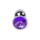 Plug-Jewellery Dark Silver anaaltapp – 7 cm (2.8″) – Lilla — Foto 1