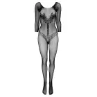 BG003 Mesh Bodysuit – Black – S — Photo 3
