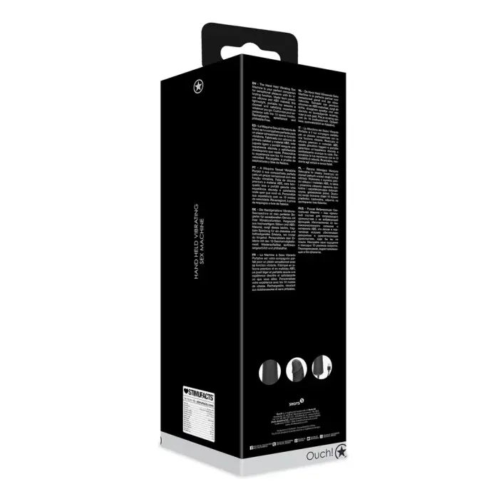 Rokas vibrējošā seksa mašīna – melna Foto 3