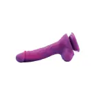 Hismith KlicLok realistiškas dildo – 19 cm – Violetinis — Nuotrauka 7