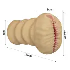 LoveToy Alien's Pie – realistic masturbator, 23 cm × 12.3 cm × 8 cm, TPE — Photo 2
