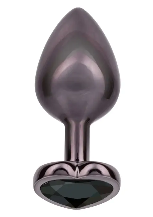 Diamond Heart Plug – L – Black