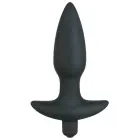Black Velvets vibrējošs anālais spraudnis – 15 cm – Melns — Foto 2