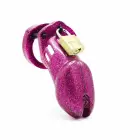 CB-X CB-6000 Guarded – chastity cage kit – glitter pink — Photo 1