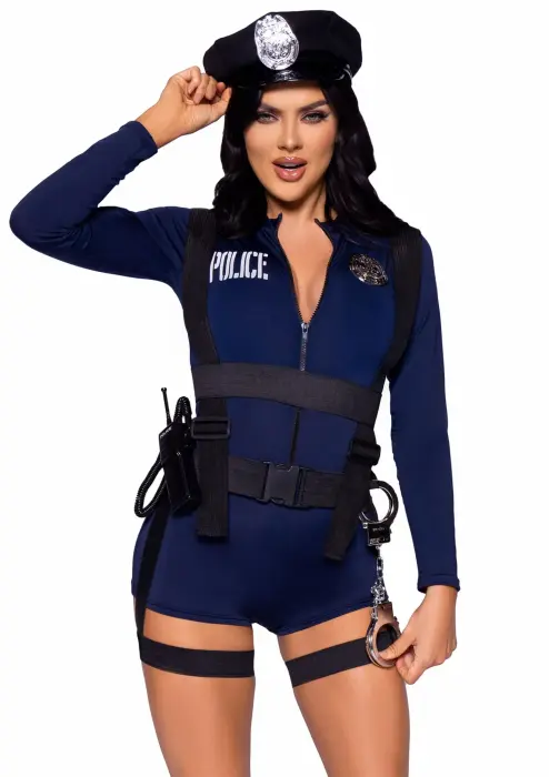 Костюм Flirty Cop – синий – L
