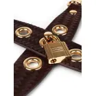Taboom Cocoaelle – woven vegan leather hogtie connector – cocoa — Photo 7