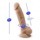 SilexD Model 8 reālistisks vibrējošs dildo ar piesūcekni – 20 cm (8″) — Foto 6
