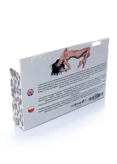 Kajdanki Fetish B - Series- Furry Cuffs Leopard Photo