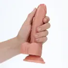 Kumer realistlik dildo munandite ja iminapaga – 18 cm (7″) — Foto 6