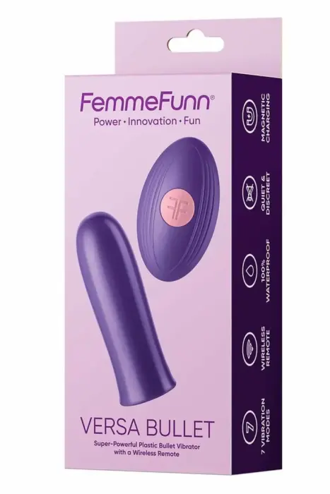 FemmeFunn Versa Bullet Vibrator – 8.1 cm (3.2″) – Purple