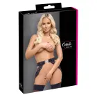 Cottelli LINGERIE Straps Herz пояс для чулок – чёрный – L/XL — Фото 1