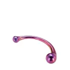 Glamour stiklo lenktas Wand dildo – 17 cm (6.7″) — Nuotrauka 3