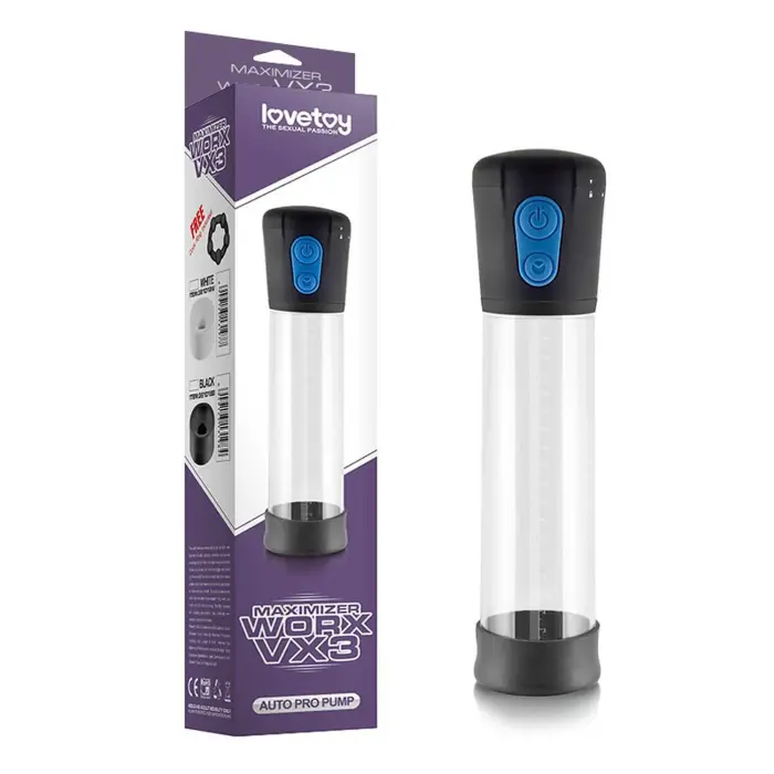 Maximizer Worx VX3 Auto Pro Pump – 28.5 cm (11.2″) – Black