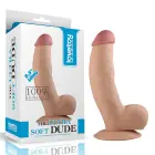 LoveToy The Ultra Soft Dude – realistic dildo – TPE – flesh – 21.6 cm — Photo 1