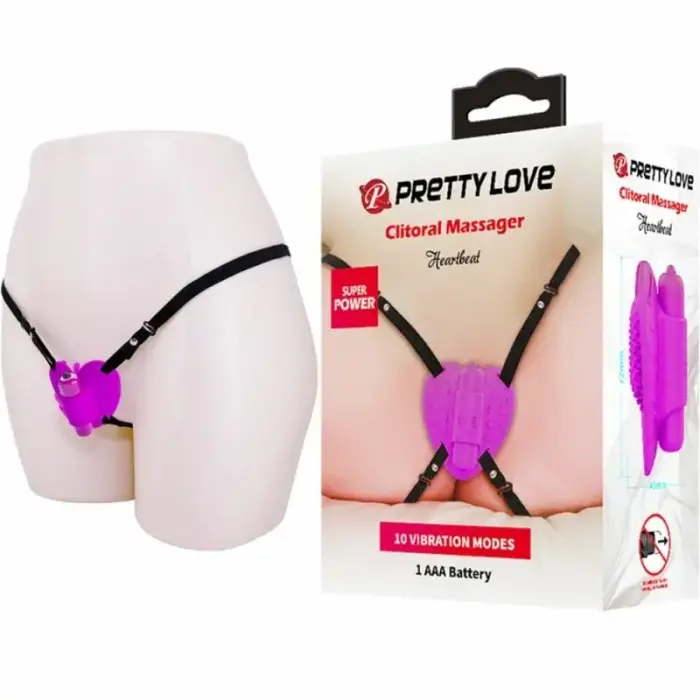 Pretty Love Heartbeat intiimne vibraator – lilla