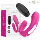 Intense Janet dubultais U veida vibrators – 10.2 cm (4″) – rozā — Foto 1