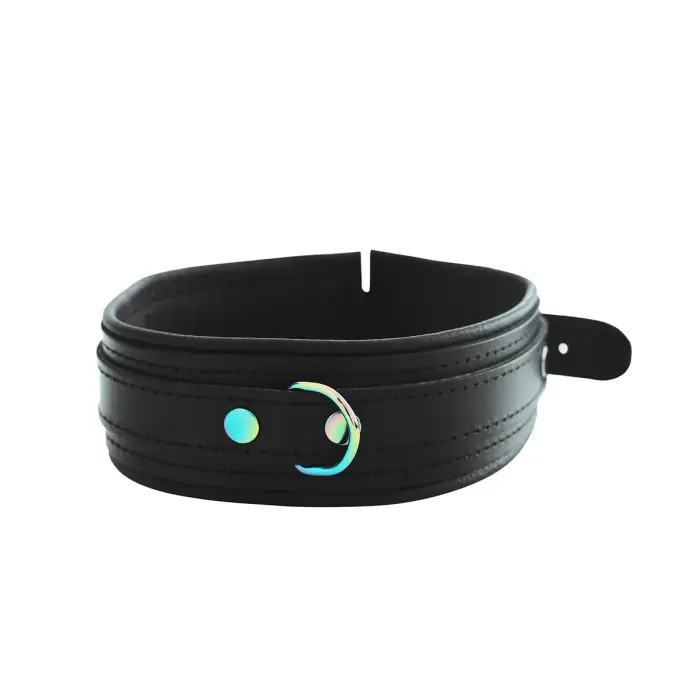 Kunstnahast kaelarihm Black Rainbow