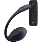 Satisfyer Ribbed Petal App-Controlled Vibrator – Black — Photo 2