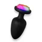 Power Escorts Party Plug Remote Vibrating Anal Plug – 10 cm (3.9″) – Black — Photo 3
