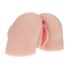 Bodyforms Rina Brooks – vibrējoša intīmā mašīna ar divām ievadām – miesas krāsā – 2,4 kg — Foto 1