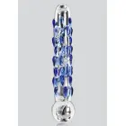 TOYJOY GLASS WORXX Diamond Dazzler dildo – 18 cm (7″) – Caurspīdīgs — Foto 6