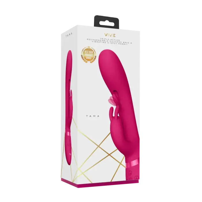 Tama Wave G-punkta truša vibrators – 18 cm – rozā