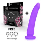 DELTACLUB Harness System with Purple Silicone Accessory – 23 cm (9″) — Photo 2