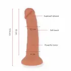 ONINDER BOGOTA vibratorius – 17.5 cm (6.9″) – kūno spalva — Nuotrauka 2