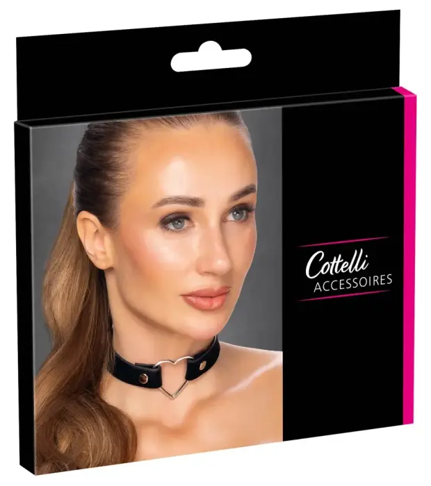 Cottelli ACCESSOIRES чокер с сердцем – чёрный