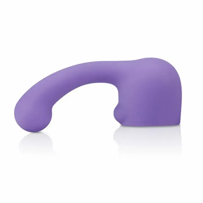 Le Wand Petite Curve – утяжелённая силиконовая насадка – фиолетовая