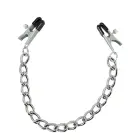 BK Adjustable Nipple Clamps with Chain – Silver — Photo 9