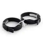 Crave ICON фиксаторы для запястий Black/Silver – элегантные регулируемые наручники — Фото 2