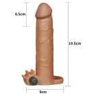 Add 3" Pleasure X Tender vibruojanti varpos mova – ruda — Nuotrauka 3