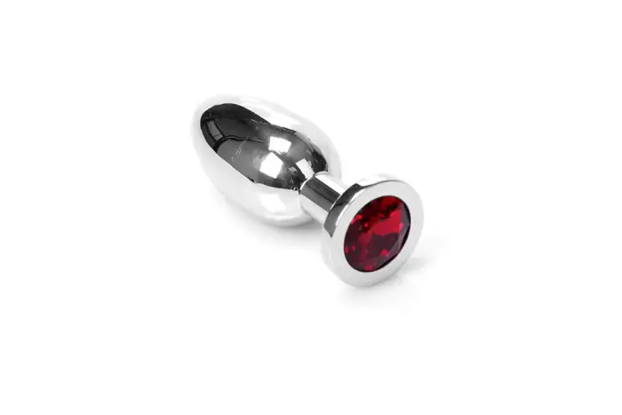 Jewel Butt Plug – M – Red