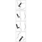 Couples Choice uzlādējams wand vibrators – 21.5 cm (8.5″) – melns — Foto 13