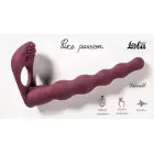 Strap-on Pure Passion Farnell vibrators – 17 cm (6.5″) – sarkans — Foto 1