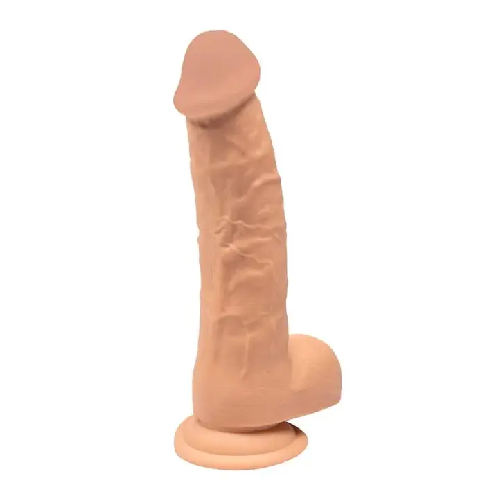 Rotējošs vibrējošs dildo – 22 cm (8.7″) – Melns Foto 6