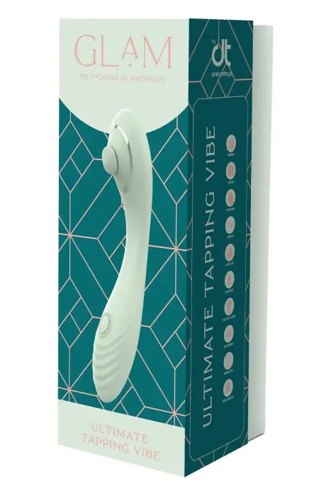 GLAM Ultimate Tapping Vibrator – 23 cm (9.06″) – Pink