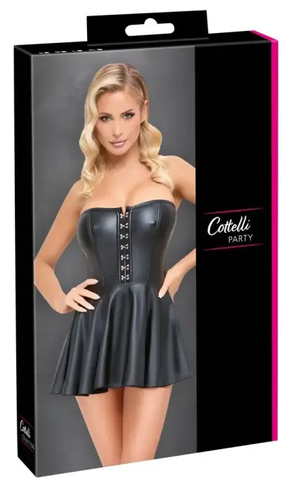 Cottelli PARTY мини-платье в стиле корсета – чёрное – M