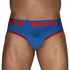 MACHO MCH005 Classic Men's Briefs Blue & Red XL — Photo 2