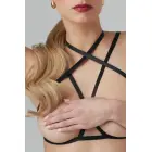 Bijoux Indiscrets Fia dirželių liemenėlė-harness – juoda — Nuotrauka 3
