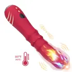Jackal Red G-punkta vibrators ar kustību funkciju – 21.9 cm (8.6″) – sarkans Foto 7